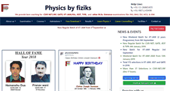Desktop Screenshot of physicsbyfiziks.com